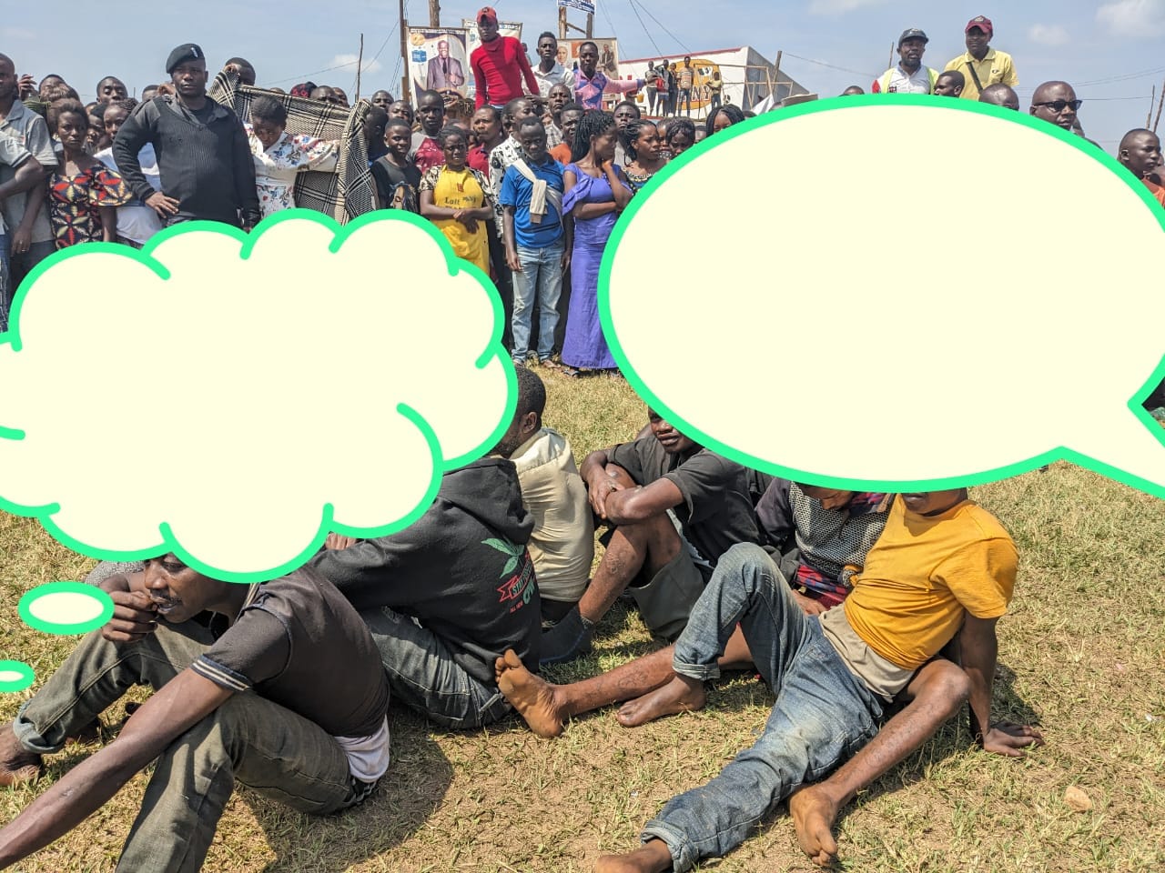 Beni : douze présumés voleurs présentés à la population à Oicha