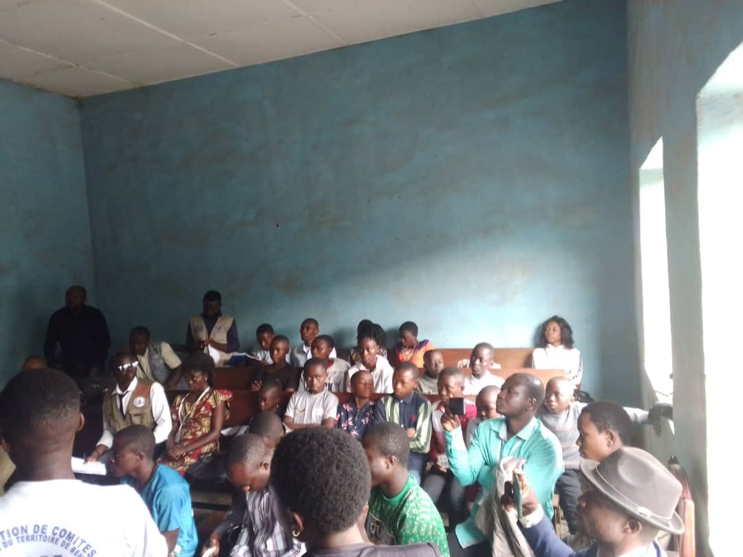 JM de l’Enfant Africain : une dizaine d’enfants en visite au tribunal pour enfants de Beni