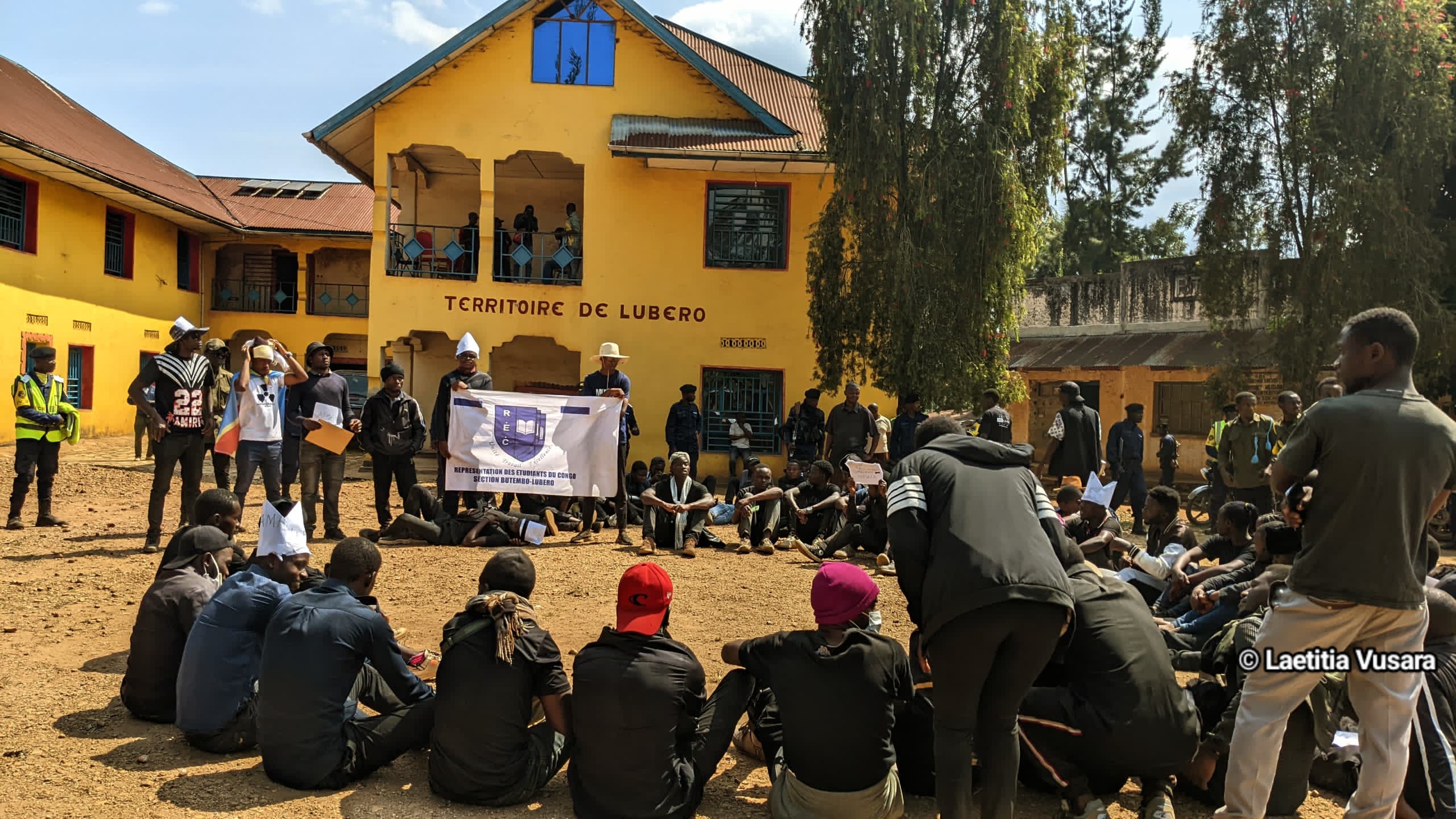 Lubero : Marche pacifique des étudiants pour condamner les violences dans l’Est de la RDC