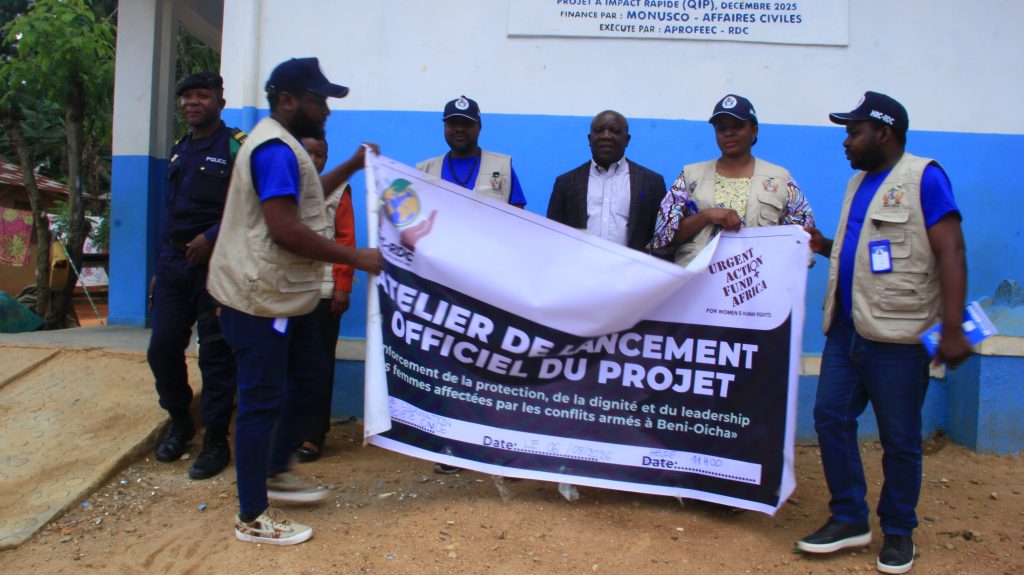 IMG_5332-1024x575 Beni : à Oïcha,  l’ONG HRC-RDC lance un projet pour renforcer la protection et le leadership des femmes et des filles affectées par les conflits armés