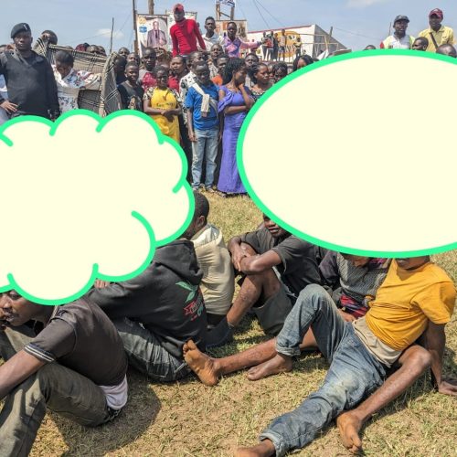 Beni : douze présumés voleurs présentés à la population à Oicha 