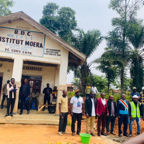 Une vue du bureau de l'Inst. Moera-Mbau. Ph. Radio Moto OIcha/ Wynnie Lusenge.